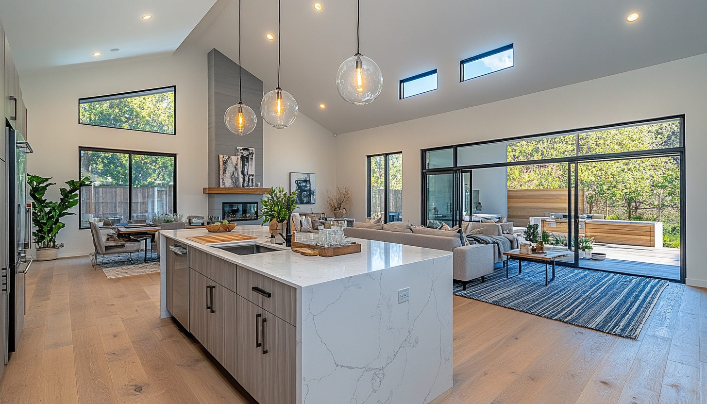 mid sized contemporary kitchen in santa cruz